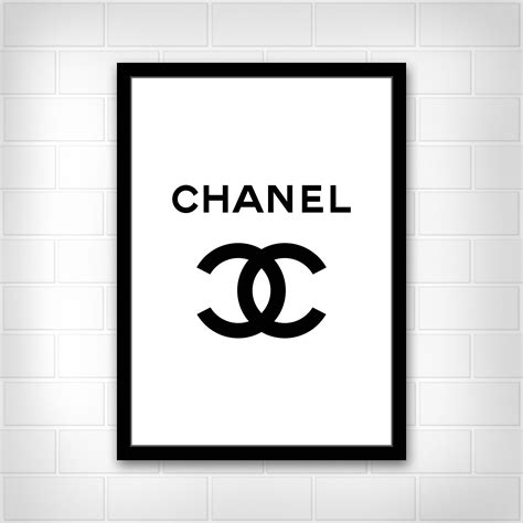 template free free printable chanel wall art|blank youtube page template.